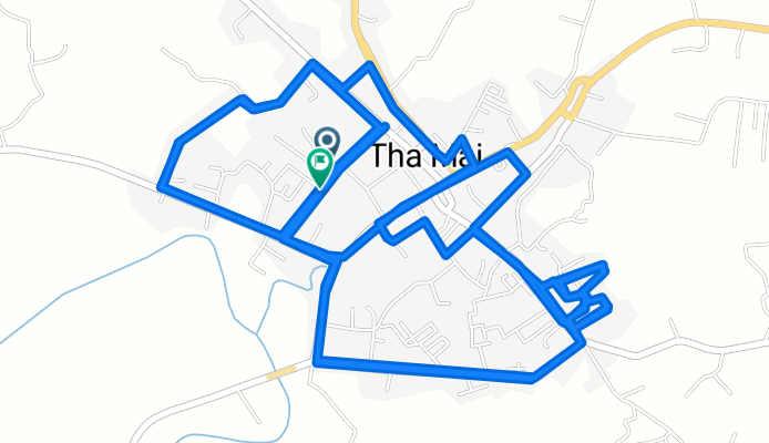 Thetsabal Sai ถนน to Thetsabal Sai ถนน