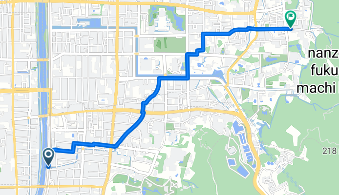 Shijo-ohashi Bridge, 교토시에서 사쿄구, 교토시까지