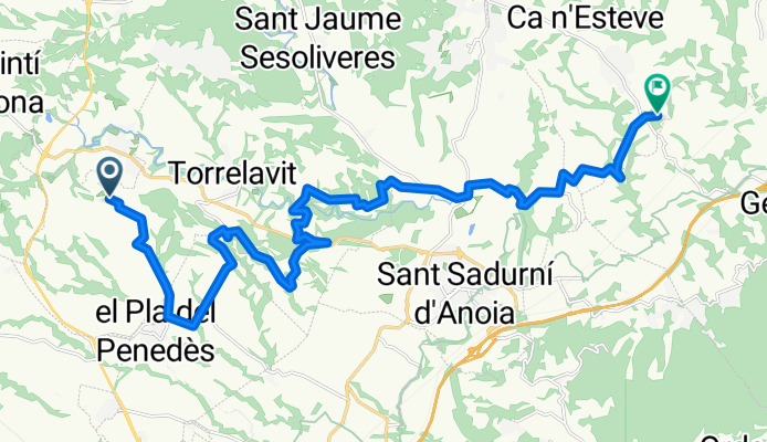 Sant Pere de Riudebitlles - Sant Llorenç d'Hortons
