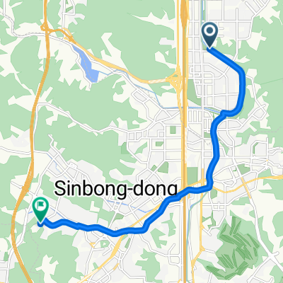 정자동, 성남시에서 성복동, 용인시까지