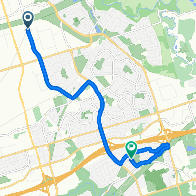 Tapscott Rd, Toronto to Seven Oaks, Toronto