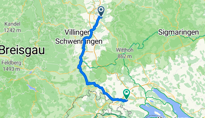 Von Göllsdorf bis Singen (Hohentwiel)