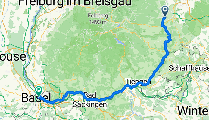 Bräunlingen nach Maulbeerstrasse, Basel