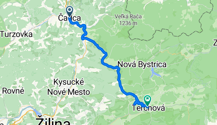 CA- St.Bystrica- s. Lutiška- Terchová / rozhľadňa