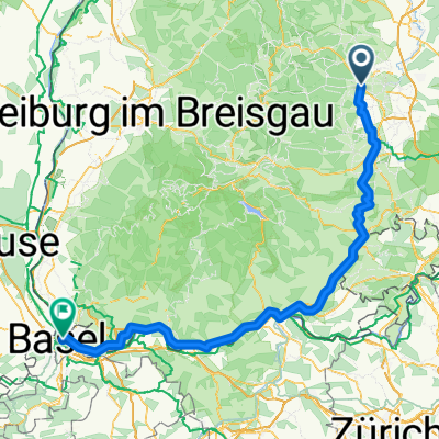 Bräunlingen nach Maulbeerstrasse, Basel