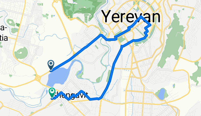 Армения до улица Арташисяна, Ереван