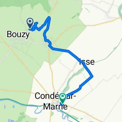 De Route Sans Nom à Rue de la Crayère