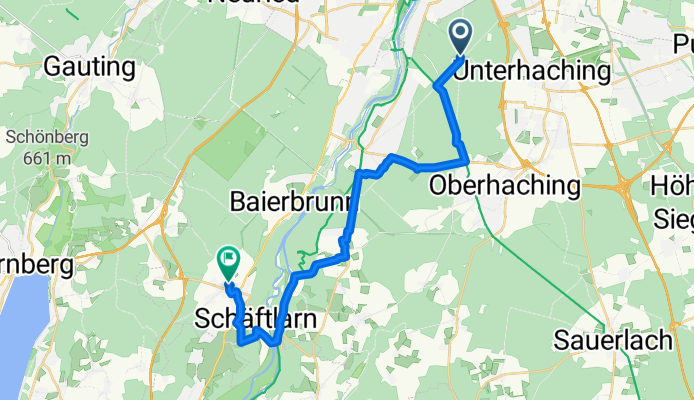 München nach Hirtenweg, Schäftlarn