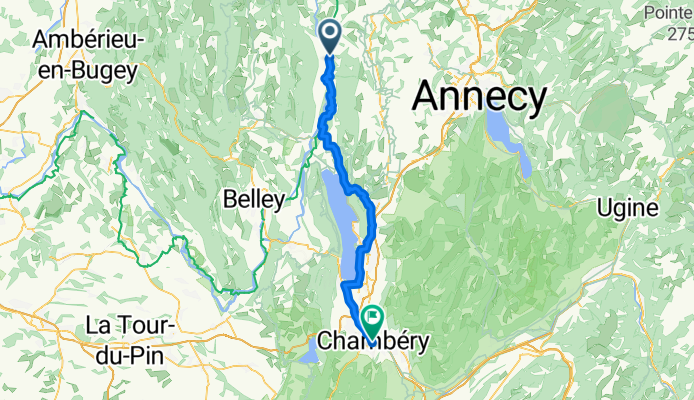 Rue de Méral, Seyssel nach Place du 8 Mai 1945, Chambéry