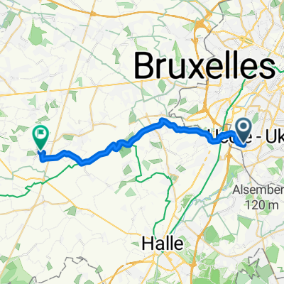 De Chaussée de Ruisbroek à Dorpsstraat