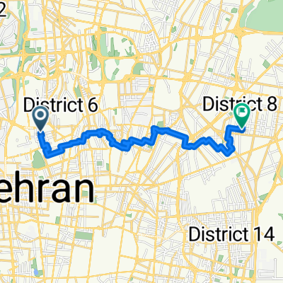 2nd, Tehran to اعتمادی, Tehran