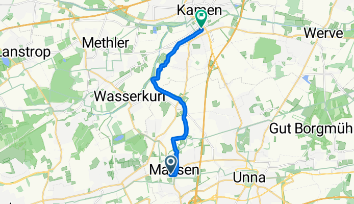 Winkelweg, Unna nach Am Bahnhof, Kamen