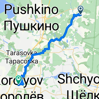 От Неизвестная Дорога до Подлипки-Дачные