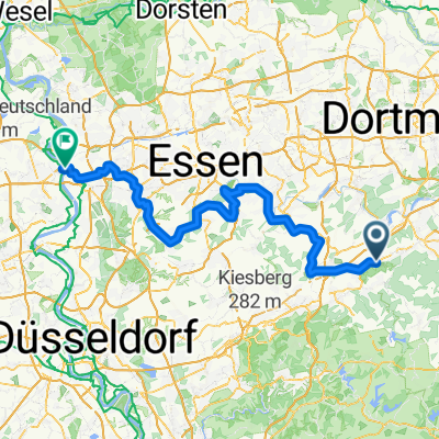 Ruhrtour, 1. Gevelsberg - Duisburg