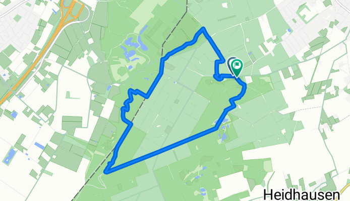 Galgenvenn Wanderweg gekürzte Strecke