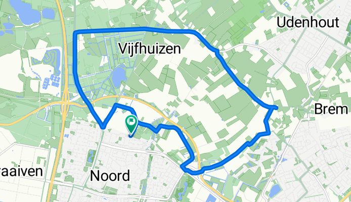 Griegstraat, Tilburg naar Griegstraat, Tilburg