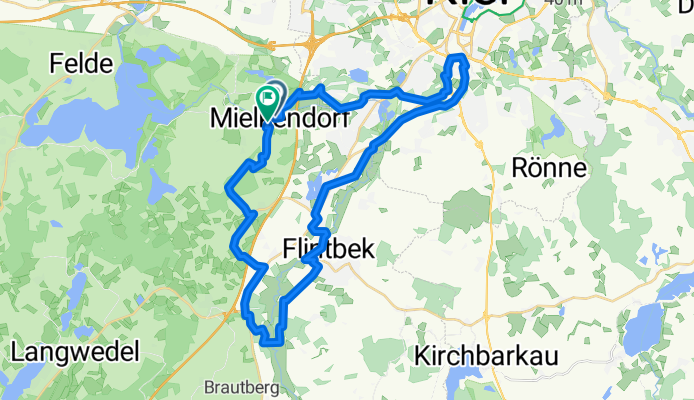 Route in Mielkendorf