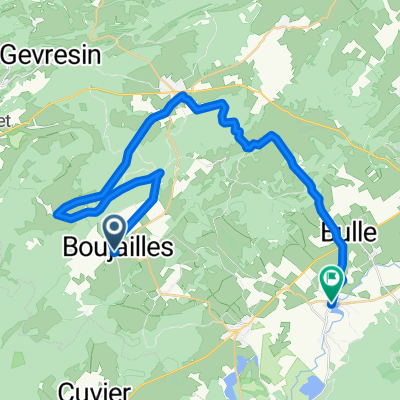 De Rue de Bief du Fourg à Rue du Marronnier