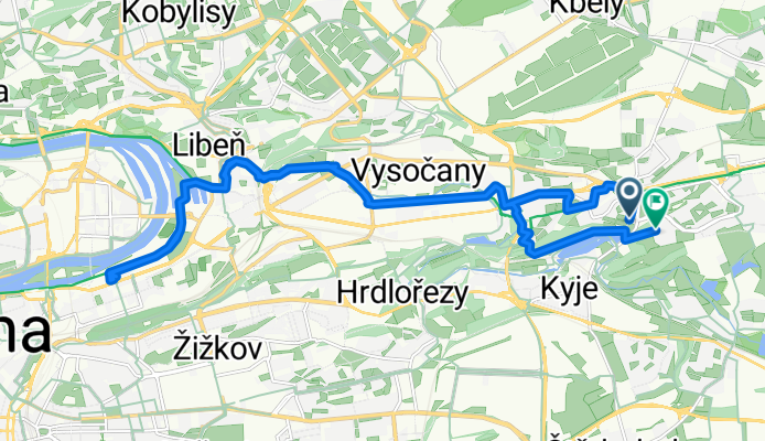 Vajgarská, Prague 14 to Mrázkova, Prague 14