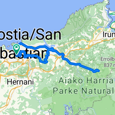 Morlans Pasealekua, Donostia / San Sebastián a Morlans Pasealekua, Donostia / San Sebastián