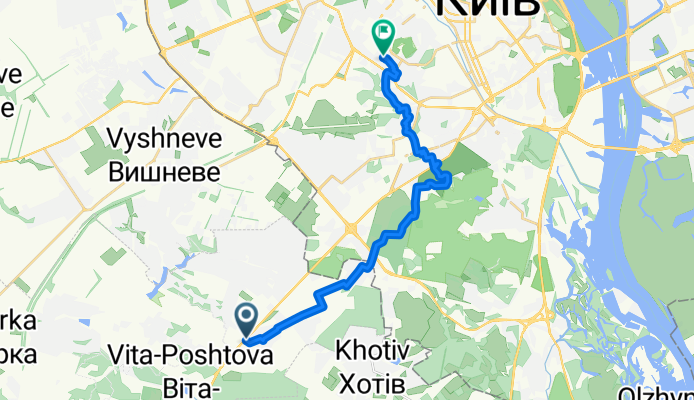Чабаны - Киев