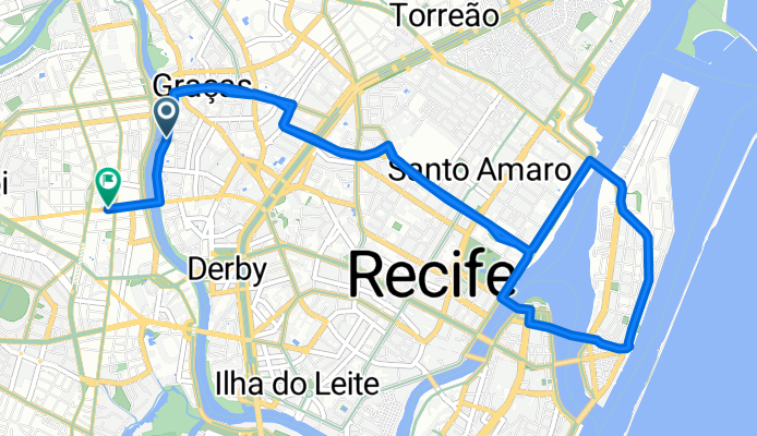 Rua Parque das Graças, Recife a Rua Real da Torre, Recife