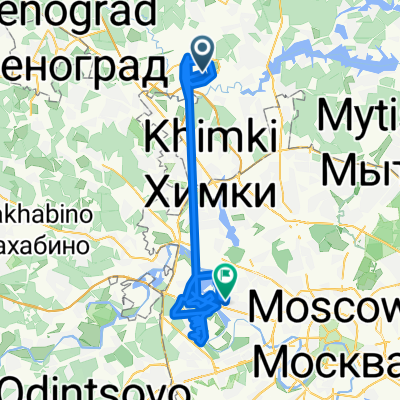 Шереметьево, Химки до улица Генерала Глаголева, Москва