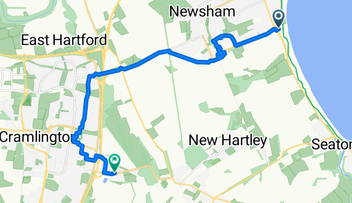 Links Road to Rouen Crescent