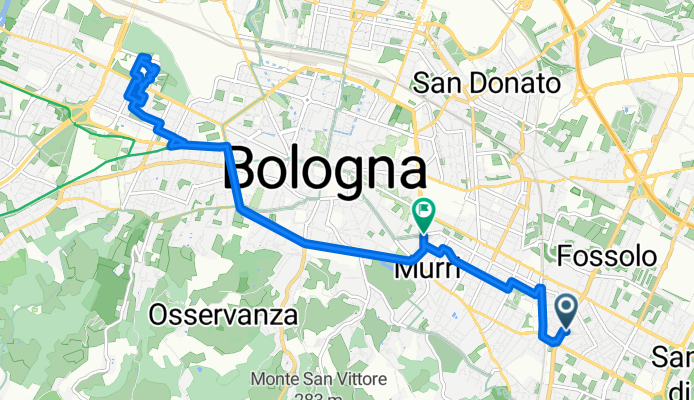 Da Via Lombardia a Via Vincenzo Toffano