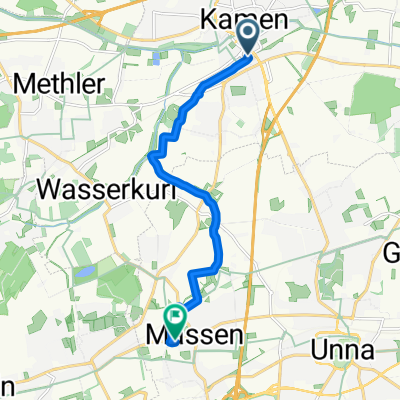Am Bahnhof, Kamen nach Winkelweg, Unna