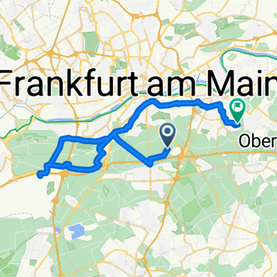 Kesselbruchschneise, Frankfurt am Main nach Rodauweg, Offenbach am Main