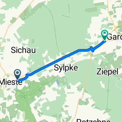 Wilhelmstraße, Gardelegen nach Weteritzer Landstraße, Gardelegen