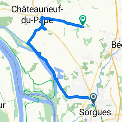 De Rue Cavalerie à Route de Châteauneuf du Pape