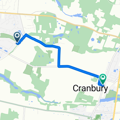 Ravens Crest Dr, Plainsboro to N Main St, Cranbury