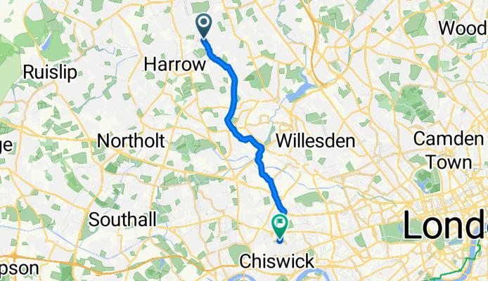 Radstock Avenue, Harrow to St Albans Avenue, London