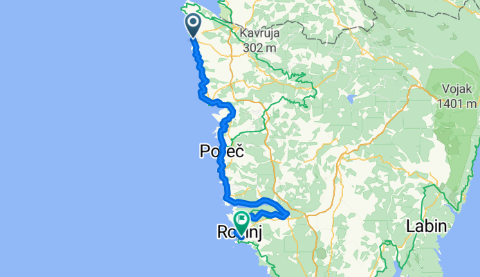 Ulica 1. Svibnja to Ulica Stjepana Radića