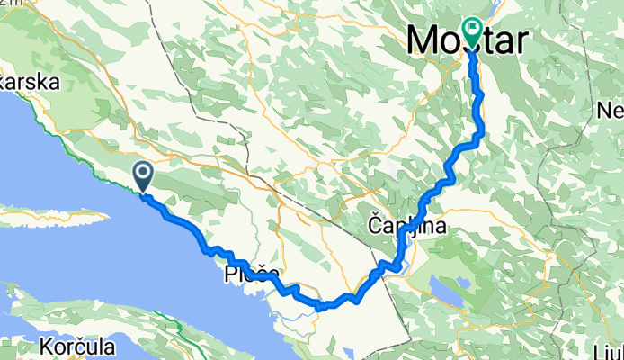 Stage 3: Drvenik to Mostar