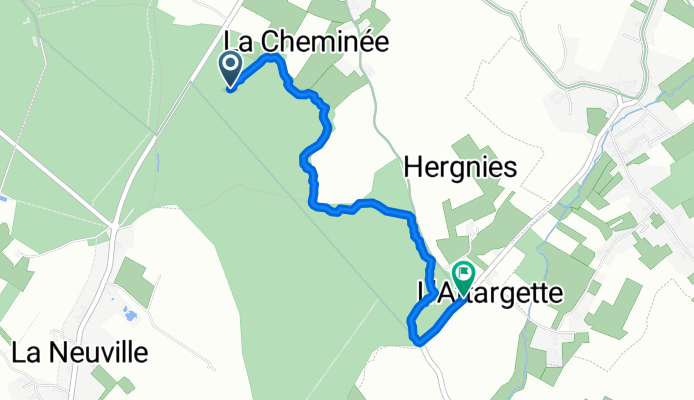 Drève d'Attiches, Attiches à Rue de l'Attargette, Attiches