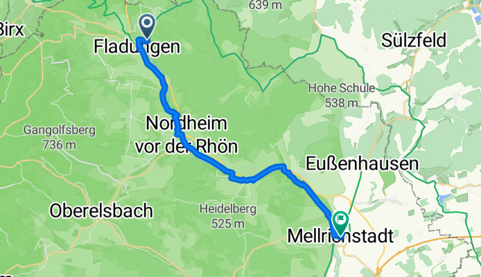 Wurmbergstraße nach Hauptstraße