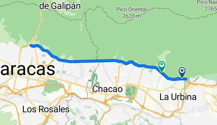 Distribuidor Boyacá, Caracas a Avenida Boyacá, Caracas