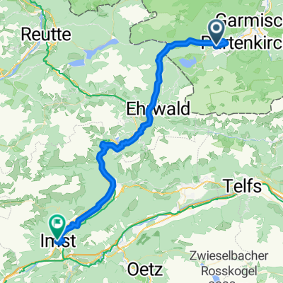 Loisachstraße, Grainau to Rathausstraße, Imst