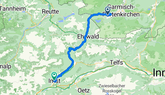 Loisachstraße, Grainau to Rathausstraße, Imst