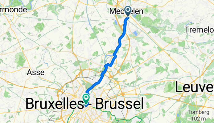 Mecheln - Brüssel