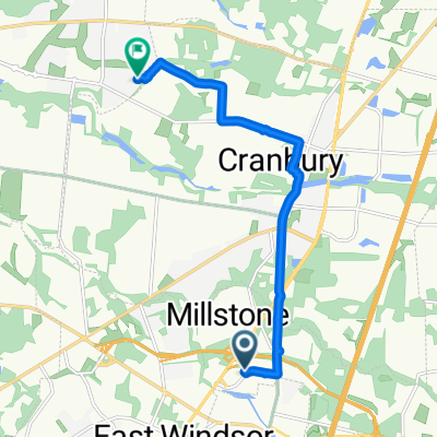 East Windsor to Ravens Crest Dr, Plainsboro