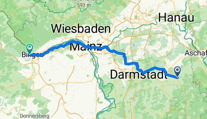 Groß-Umstadt - Bingen am Rhein