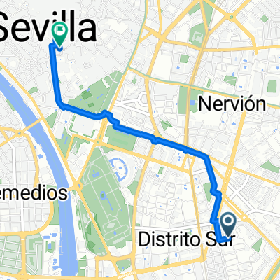 De Plaza de los Galeotes a Avenida de la Constitución s/n