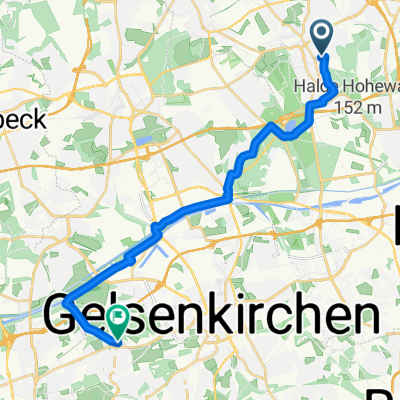Hospitalstraße, Herten nach Katernberger Straße, Essen