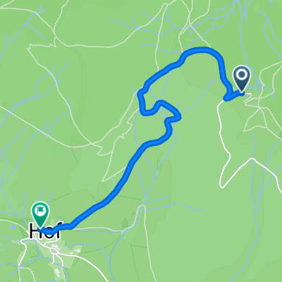 Route zu Skilift Hofeck
