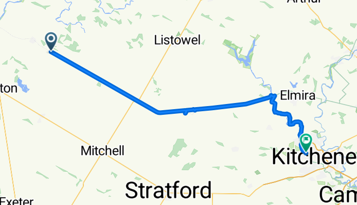 Morris-Turnberry to Barrel Yards Blvd, Waterloo