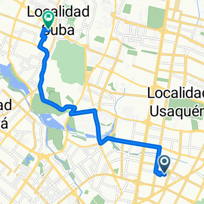 Avenida Carrera 15, Bogotá a Carrera 94, Bogotá